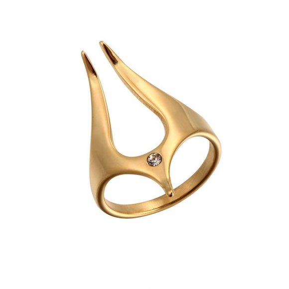 Jewelry - Fox Ring, Fox Full Finger Ring, Fox Statement Ring, Unique Ring, Cocktail Ring